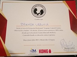 lenguaje canino diploma